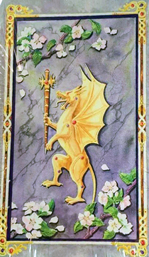 basilisk card arthurian tarot