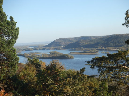 Brady's Bluff view from top